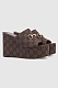 Women's wedge sandal with Horsebit