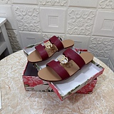 leather Logo-plaque Sandals