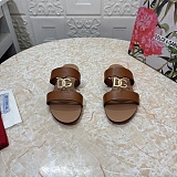 Leather Logo-plaque Sandals
