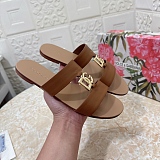 Leather Logo-plaque Sandals