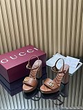 Women's platform sandal with Double G