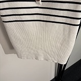 Striped  Polo Sweater