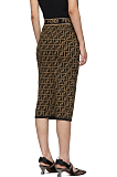 Mid-length Knit Viscose-blend