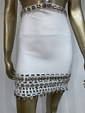 Eclipse Radiance Halter Mini Dress