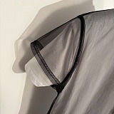 Double-layer jersey T-shirt