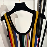 Tank top in stretch viscose blend