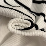 Striped  Polo Sweater