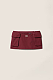 Washed Poplin Miniskirt