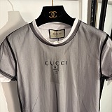 Double-layer jersey T-shirt