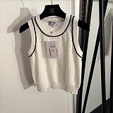Knitted Vest with Logo