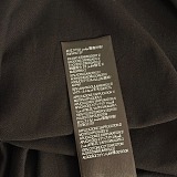 Balenciaga Cathedral Print and Distressed Hem Oversized Black  Metal-Style Graphic Long Tail T-Shirt