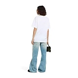 Printed T-shirt in White