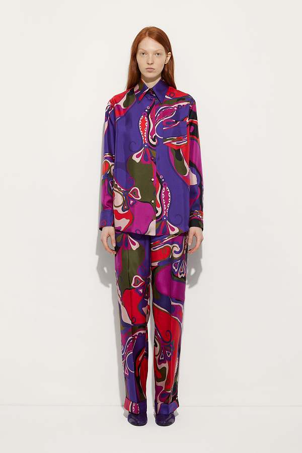 Pucci Printed Shirt, Pajamas Trousers