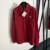 Amaranth Red Light Denim Shirt
