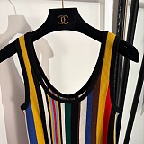 Tank top in stretch viscose blend