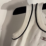 Knitted Vest with Logo
