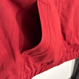 Amaranth Red Washed Poplin Vest