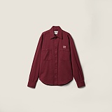 Amaranth Red Light Denim Shirt