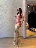 Luxury Sequin Evening Dress(orange)
