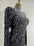 Sequins Gown with Flared Hem