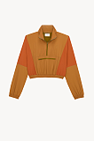 CASSANDRE Cropped Windbreaker in Nylon Faille