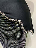 Hotfix Rhinestone Sparkly Skirt Set