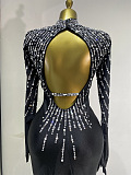 Sequins Gown with Flared Hem