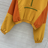 CASSANDRE Cropped Windbreaker in Nylon Faille