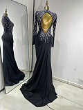 Sequins Gown with Flared Hem