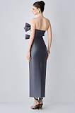 Strapless Bow Bandage Maxi Dress