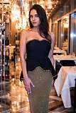 Hotfix Rhinestone Sparkly Skirt Set