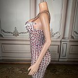 Spaghetti Straps Square Fully Rhinestone Evening Dresses