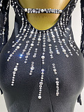 Sequins Gown with Flared Hem
