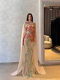 Luxury Sequin Evening Dress(orange)