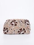 Vacation Style Embroidered Flower Fabric Women's Pillow Bag