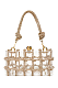 Woven Knotted Rhinestone Clutch