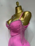 Backless Spaghetti Strap Bodycon Sleeveless Bandage Prom Gown