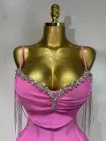 Backless Spaghetti Strap Bodycon Sleeveless Bandage Prom Gown