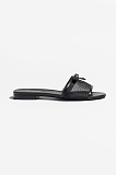 Black Mesh Mules