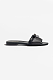 Black Mesh Mules