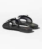 Black Mesh Mules