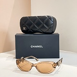 Oval Sunglasses with Bows