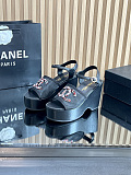Mesh & Glass Beads Sandals