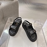 Slingback Sandals with Logo
