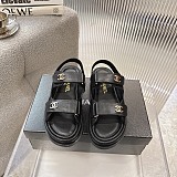 Slingback Sandals with Logo