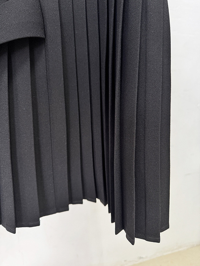 Back Zipper Mini Dress