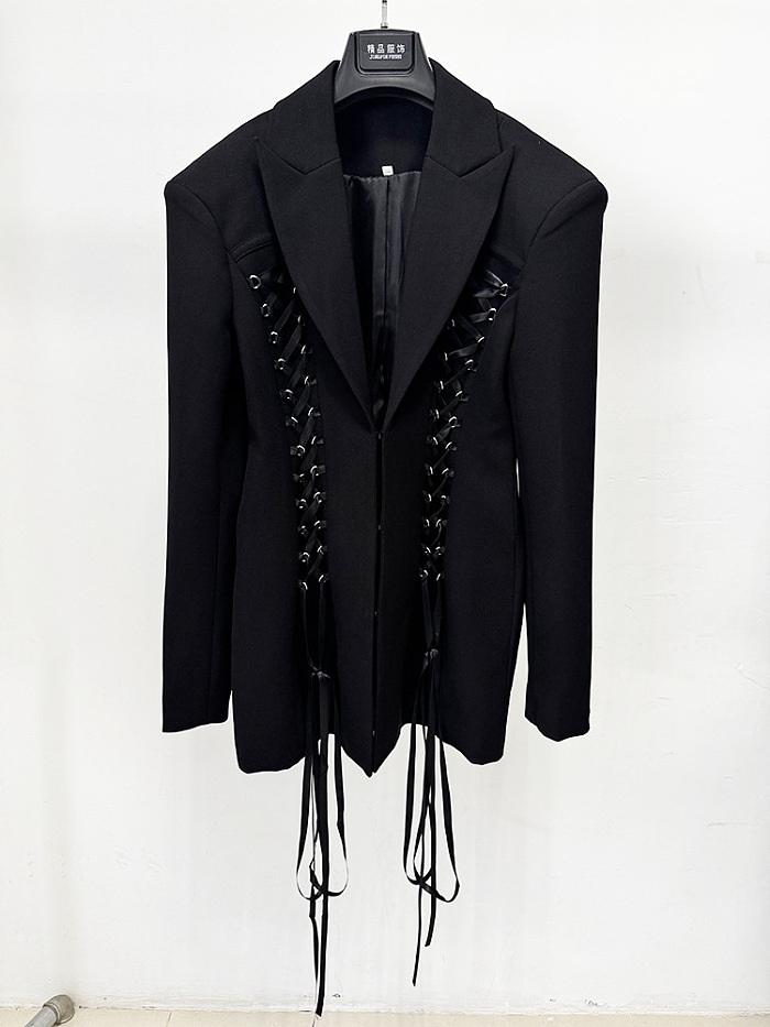 Lace-up Blazer