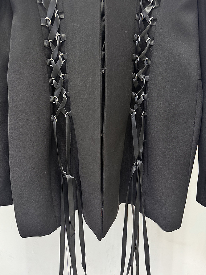 Lace-up Blazer