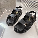 Slingback Sandals with Logo