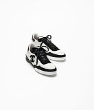 Calfskin & Suede Kidskin Sneakers